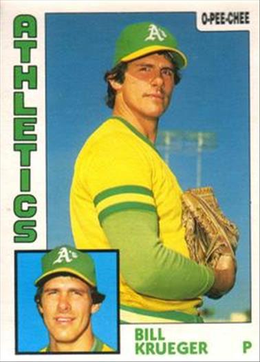1984 O-Pee-Chee Baseball Cards 178     Bill Krueger